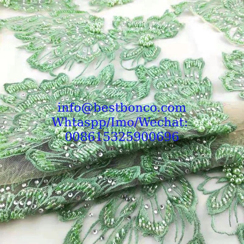 Embroidery Lace fabric wedding fashion high quality for brand garments lace fashion