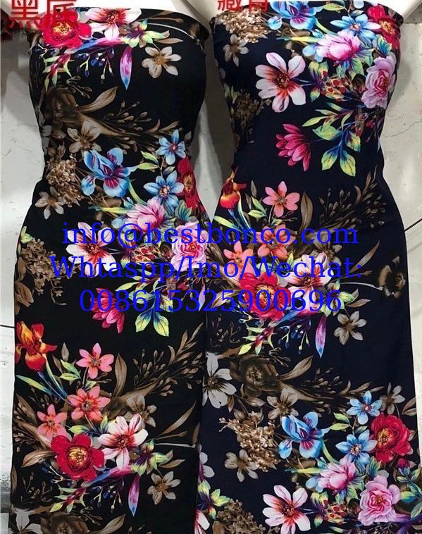 11503 Spun rayon printing fabric 36", 58" width high quality cheap price ready goods available