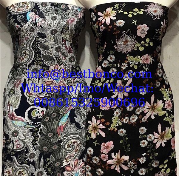 11503 Spun rayon printing fabric 36", 58" width high quality cheap price ready goods available