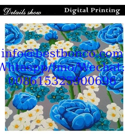 Spun polyester voile 3D Digital Printing super finishing quality Japanese Quality finishing fabrics for fashion
