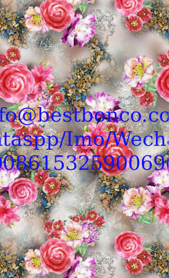 100% SPUN POLYESTER VOILE PRINTING FABRIC ,50,000 Designs available for printing degital printing