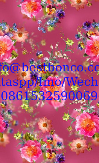 100% SPUN POLYESTER VOILE PRINTING FABRIC ,50,000 Designs available for printing degital printing