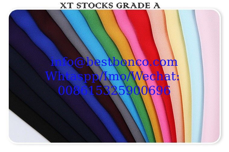 KOREA High quality Grade AAA+ micro crepe plain dyed fabric various colors available yearly supplying