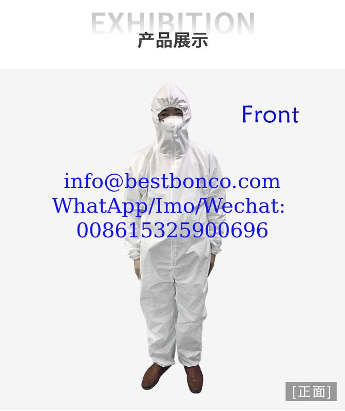 Spot wholesale isolation clothing Siamese hooded isolation clothing Non-medical epidemic isolation clothing Dust-free wo
