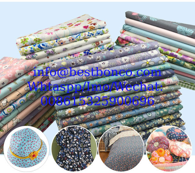 100% cotton poplin printing fabric flowers 500 designs for ready available fashion design
