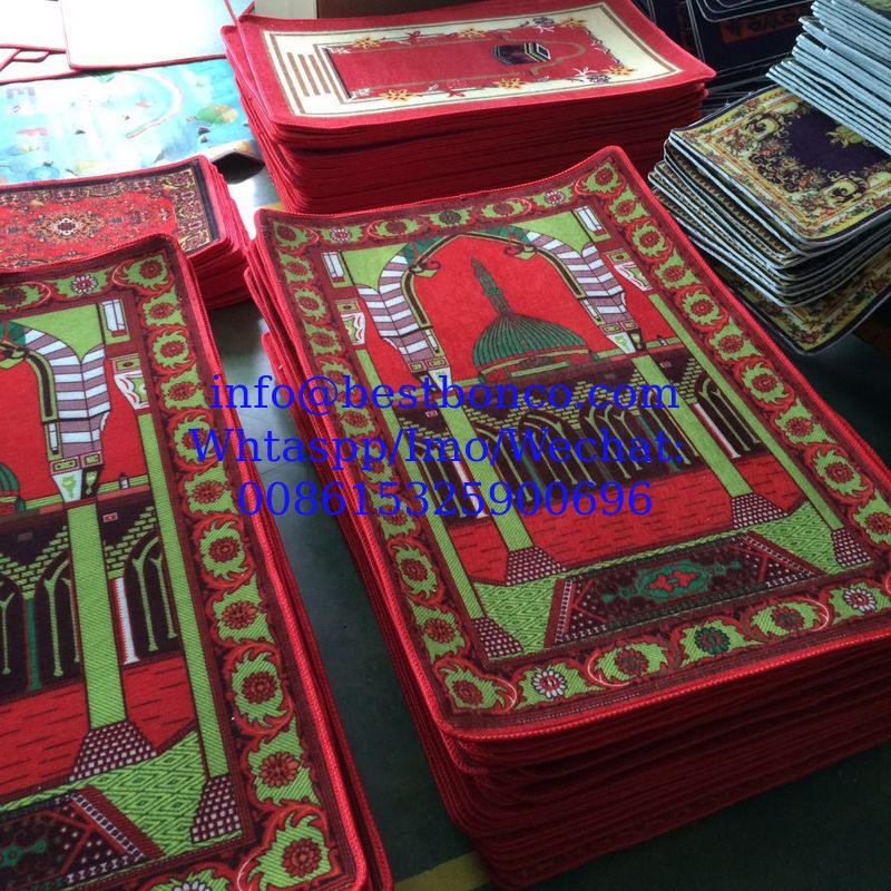 Foreign trade new environmental protection HD Dornier non-slip non-slip water absorbing Muslim worship blanket