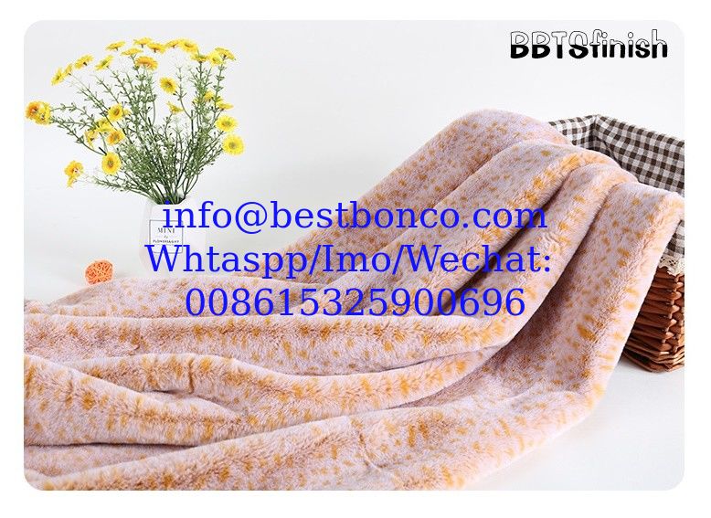 100% polyester and velboa fabricWidth: 60 inchesUsed for toy, shoes and bagsWeight: 200 to 300gsm