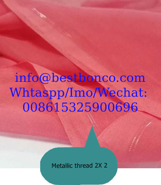 Sudan Silver Golden selvedge 100% spun polyester high twisted full voile factory direct sale cheap price high quality