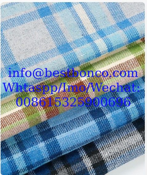 Woolen plaid woolen fabric woolen coat women's coat woolen chemical fiber double-sided fabric manufacturers supply whole