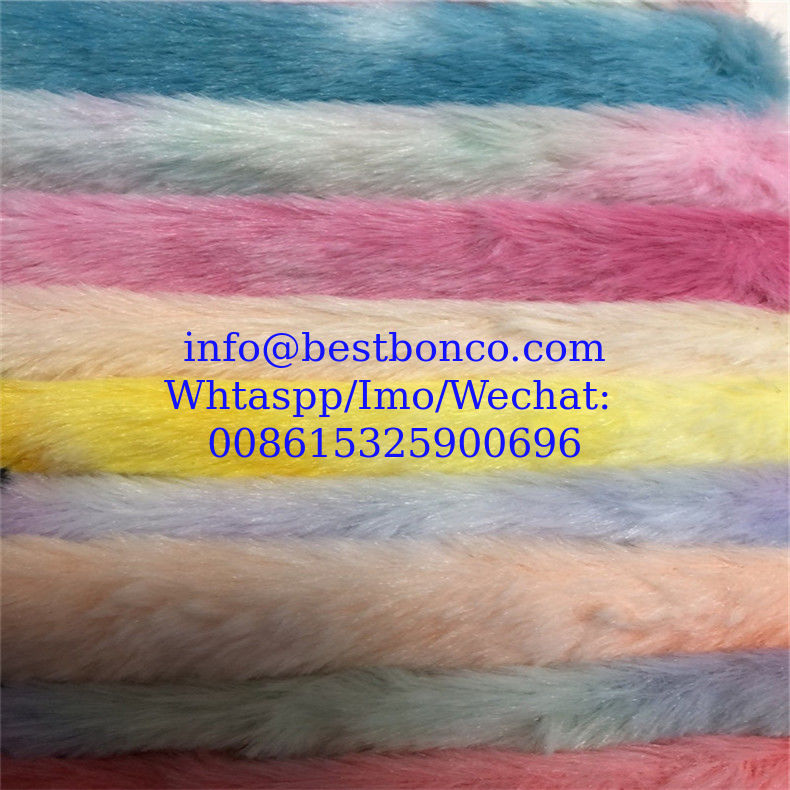 Velboa Printing fabric soft finish with high quality zebra design, snake design, any fashion design finest quality super