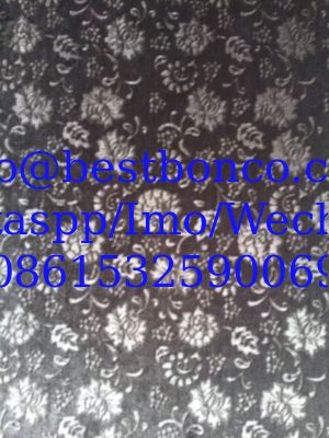 Velvet 3D embossing