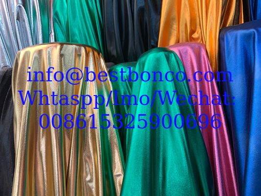 Laser shine light fabric COLORFUL  high quality 4-way spandex