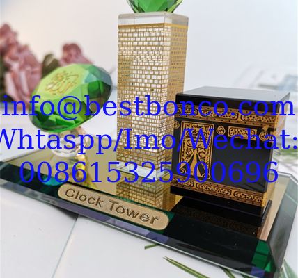 Eid Mubarak Islamic Muslim Ramadan Festival Crystal Decoration Keel Kaaba Architectural Model