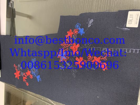 Linen embroidery fashion fabric