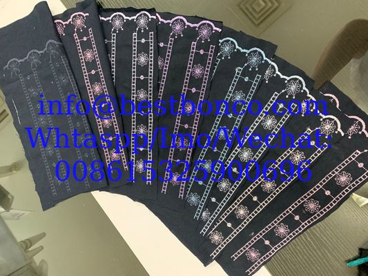 Linen embroidery fashion fabric
