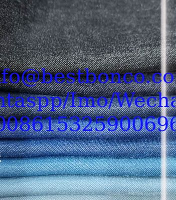 Factory direct non-washing color denim, spring and summer children's wear, women's non-stretch fabric, denim-like tencel